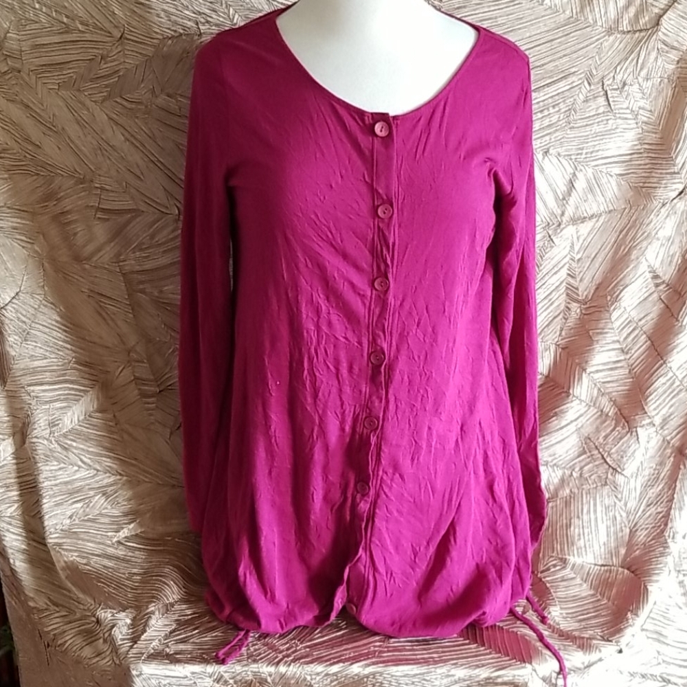 Chalet lightweight blouse/jacket fushia